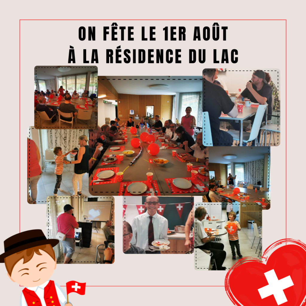 Souvenir de notre fête du 1er août pour nos résidents
