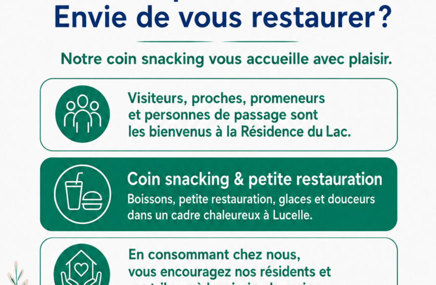 Un coin snacking pour accueillir visiteurs et promeneurs à Lucelle